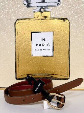 Coach F78180 Brown Classic Belt